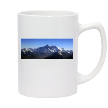 Mountains 14oz White Statesman Mug