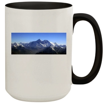 Mountains 15oz Colored Inner & Handle Mug