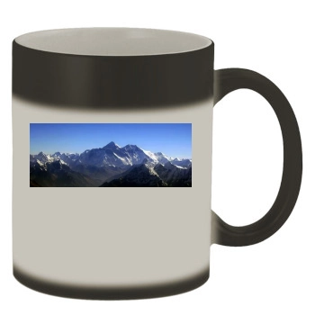 Mountains Color Changing Mug