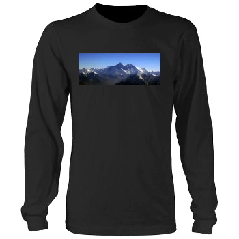 Mountains Men's Heavy Long Sleeve TShirt