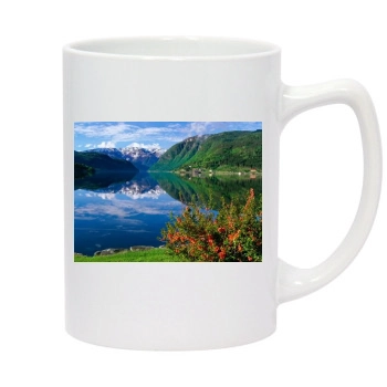 Mountains 14oz White Statesman Mug