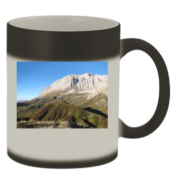 Mountains Color Changing Mug