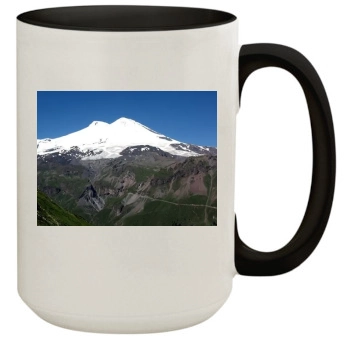 Mountains 15oz Colored Inner & Handle Mug