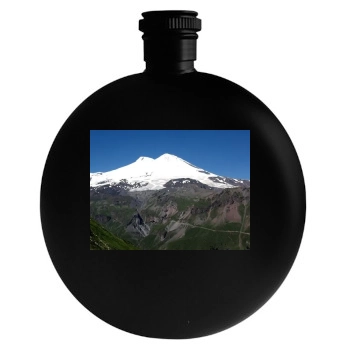 Mountains Round Flask