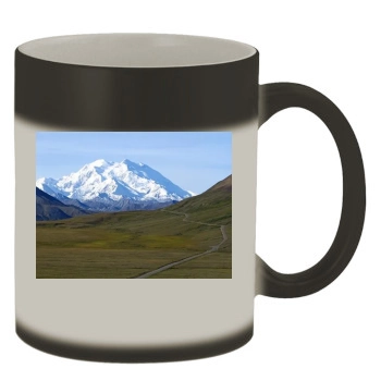 Mountains Color Changing Mug