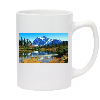 Mountains 14oz White Statesman Mug