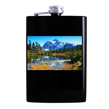 Mountains Hip Flask