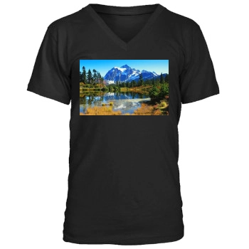 Mountains Men's V-Neck T-Shirt