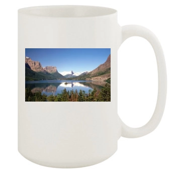 Mountains 15oz White Mug