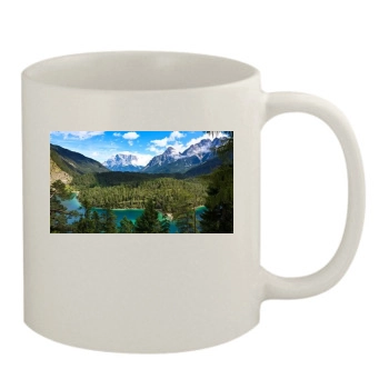 Mountains 11oz White Mug