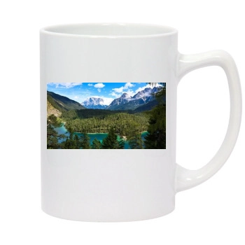 Mountains 14oz White Statesman Mug