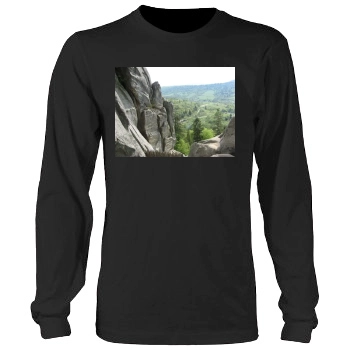 Mountains Men's Heavy Long Sleeve TShirt