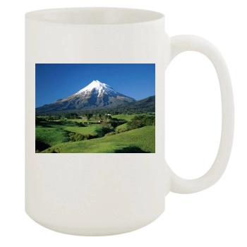 Mountains 15oz White Mug