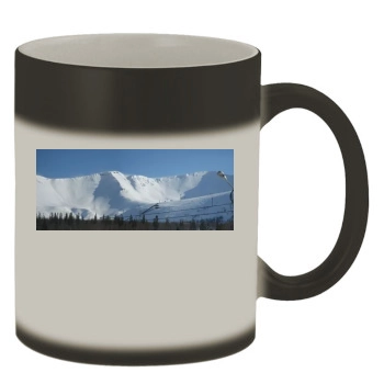 Mountains Color Changing Mug