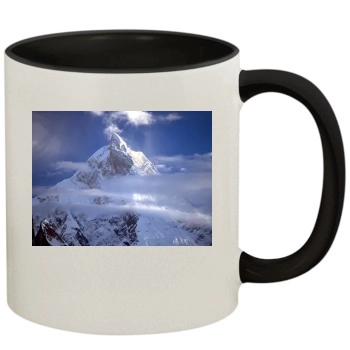 Mountains 11oz Colored Inner & Handle Mug