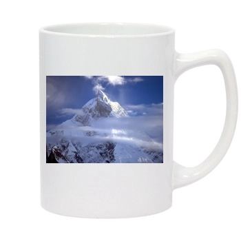 Mountains 14oz White Statesman Mug