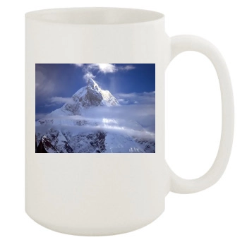 Mountains 15oz White Mug