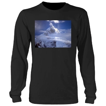 Mountains Men's Heavy Long Sleeve TShirt