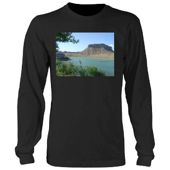 Mountains Men's Heavy Long Sleeve TShirt