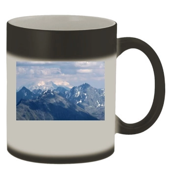 Mountains Color Changing Mug