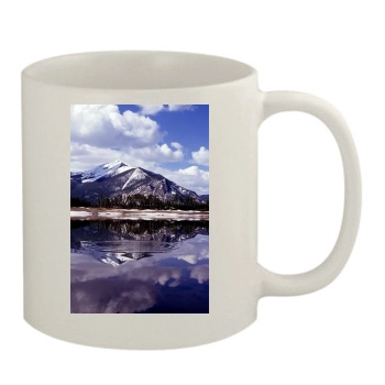 Mountains 11oz White Mug