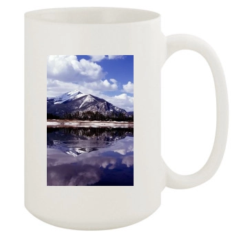 Mountains 15oz White Mug