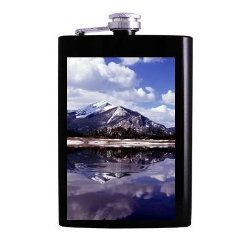 Mountains Hip Flask