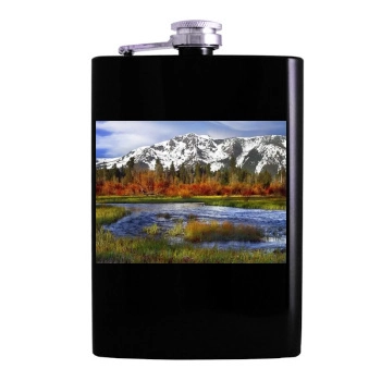 Mountains Hip Flask