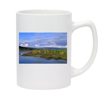 Mountains 14oz White Statesman Mug