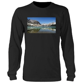 Mountains Men's Heavy Long Sleeve TShirt