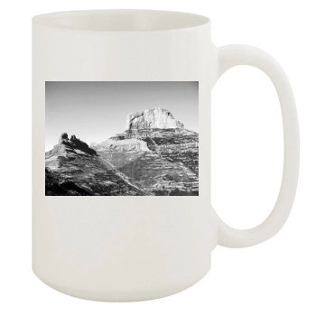 Mountains 15oz White Mug