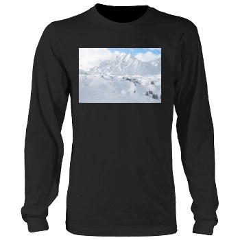 Mountains Men's Heavy Long Sleeve TShirt