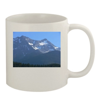 Mountains 11oz White Mug