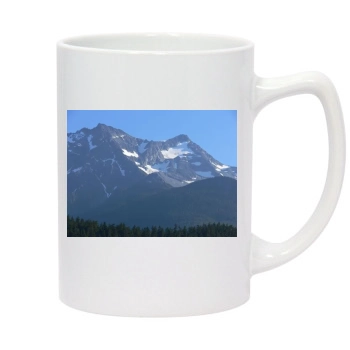 Mountains 14oz White Statesman Mug