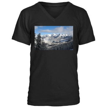 Mountains Men's V-Neck T-Shirt