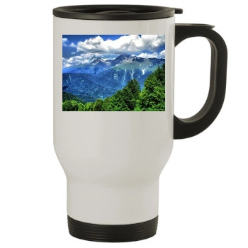 Mountains Stainless Steel Travel Mug