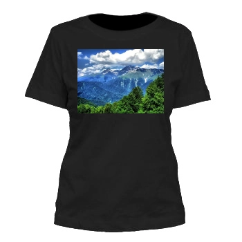 Mountains Women's Cut T-Shirt