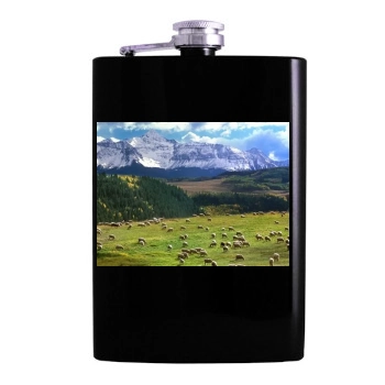 Mountains Hip Flask