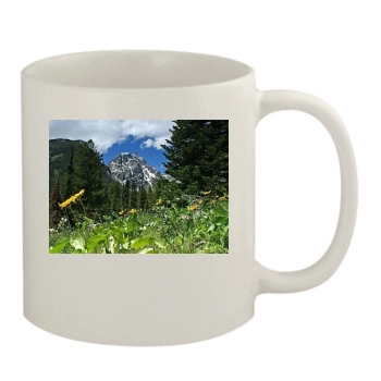 Mountains 11oz White Mug