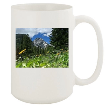 Mountains 15oz White Mug