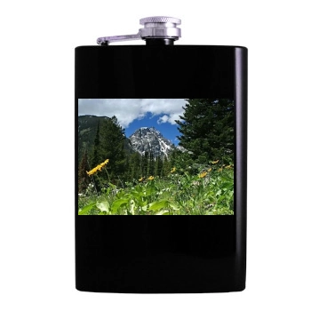 Mountains Hip Flask