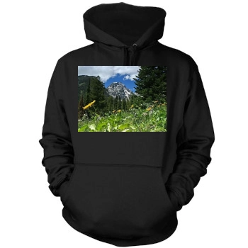 Mountains Mens Pullover Hoodie Sweatshirt