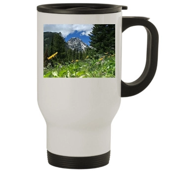 Mountains Stainless Steel Travel Mug