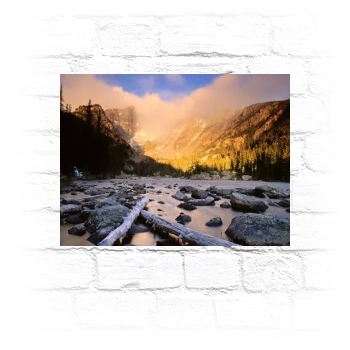 Mountains Metal Wall Art