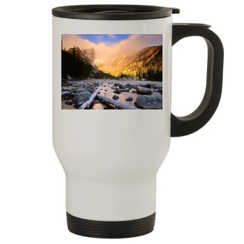 Mountains Stainless Steel Travel Mug