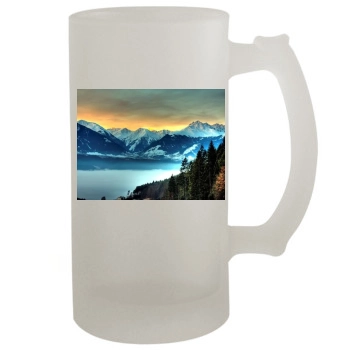 Mountains 16oz Frosted Beer Stein