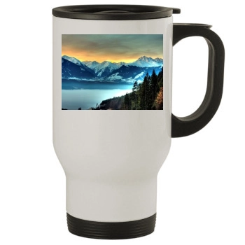 Mountains Stainless Steel Travel Mug