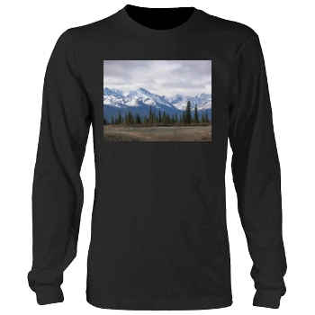 Mountains Men's Heavy Long Sleeve TShirt