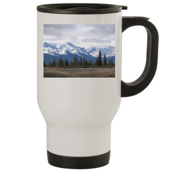 Mountains Stainless Steel Travel Mug