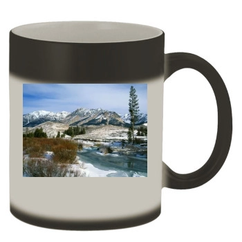 Mountains Color Changing Mug